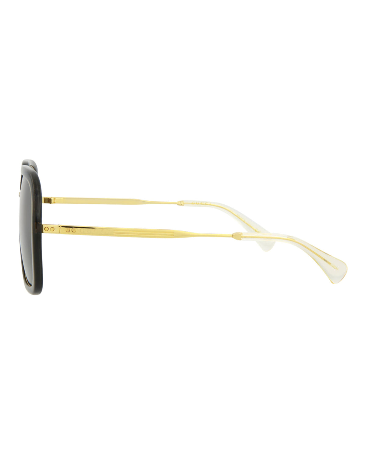 Gucci Gucci Mens  Grey Gold Grey Fashion Designer Eyewear