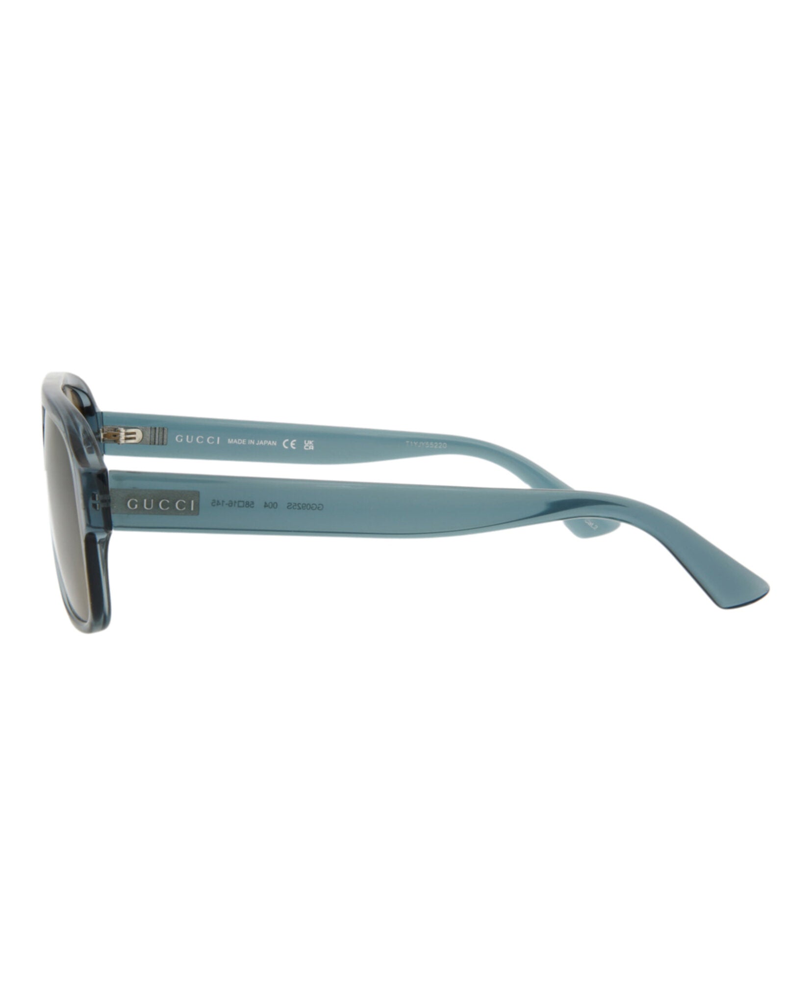 Gucci Mens Aviator Grey Grey Brown Fashion Designer Eyewear