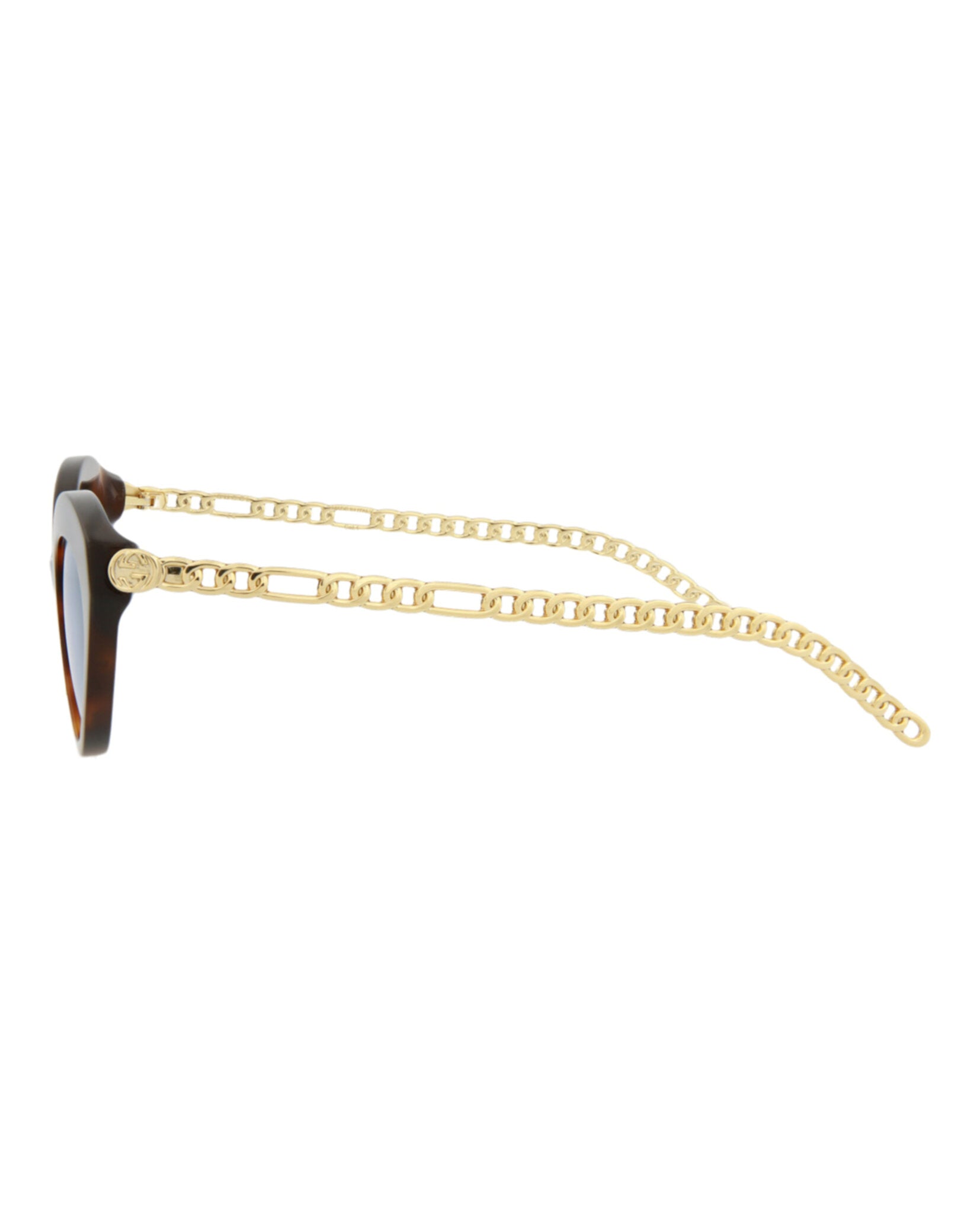 Gucci Gucci Womens Cat Eye Havana Gold Blue Fashion Designer Eyewear