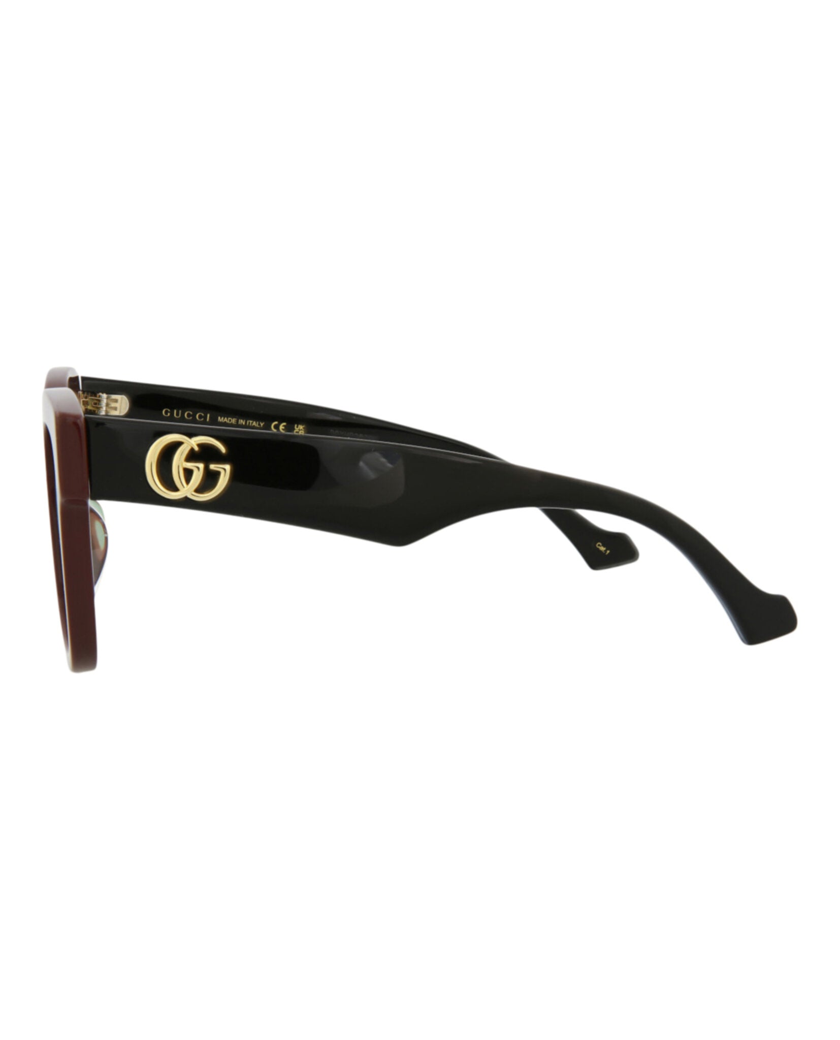 Gucci Womens Square/Rectangle Brown Black Green Fashion Designer Eyewear