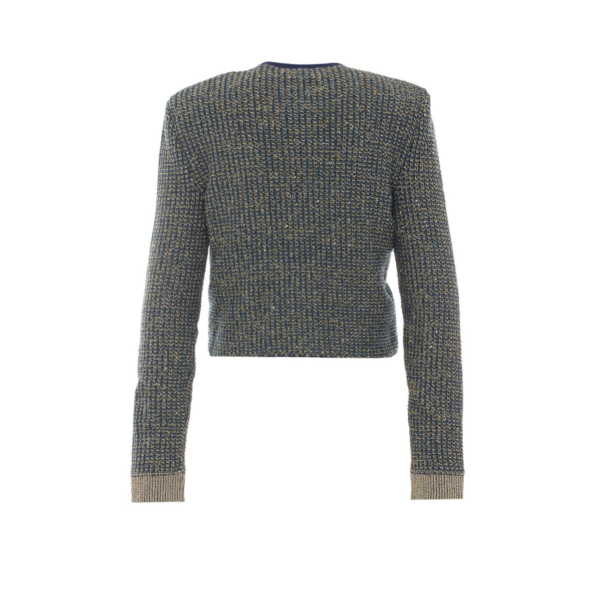 Balmain Women Glittered Tweed Cardigan