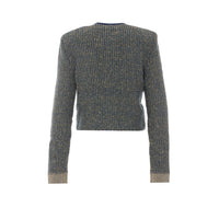 Balmain Women Glittered Tweed Cardigan