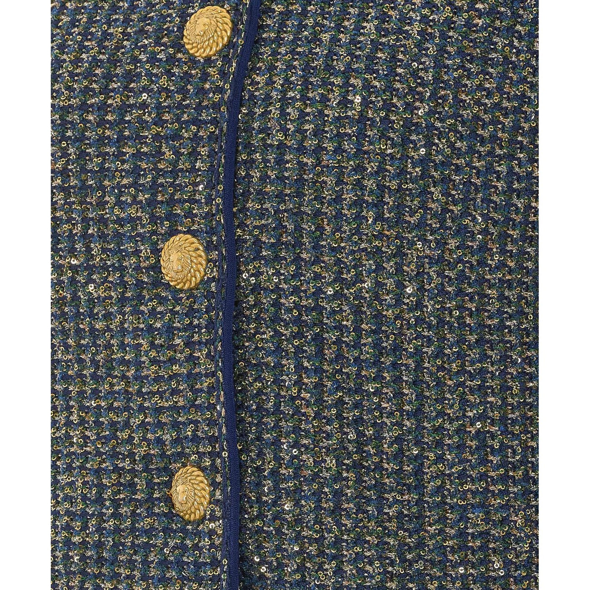 Balmain Women Glittered Tweed Cardigan