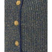 Balmain Women Glittered Tweed Cardigan