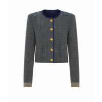 Balmain Women Glittered Tweed Cardigan