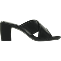 Genn-Rhythm Womens Criss-Cross Front Slip On Heels
