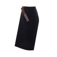 Bottega Veneta Women Grain De Poudre Asymmetrical Skirt