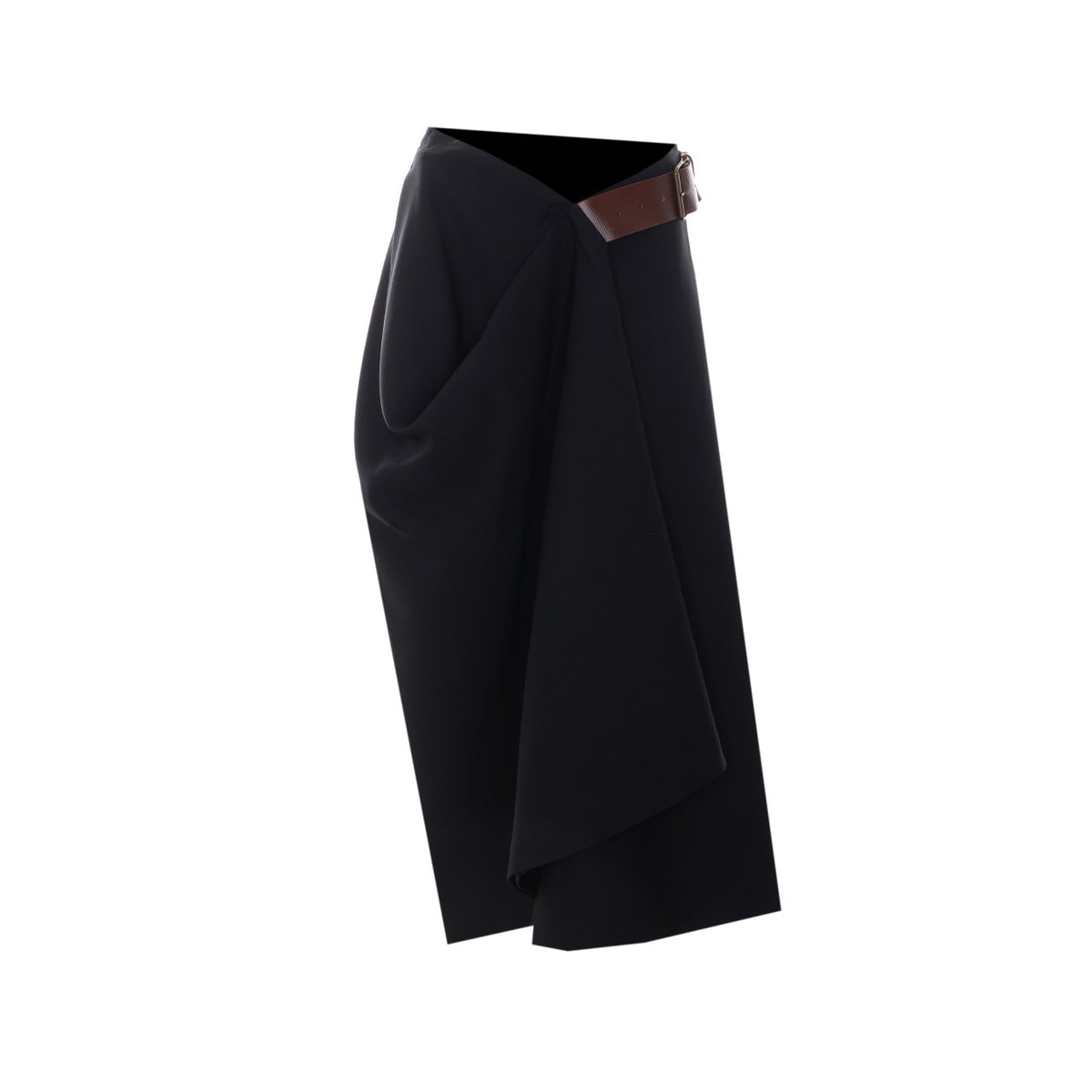 Bottega Veneta Women Grain De Poudre Asymmetrical Skirt