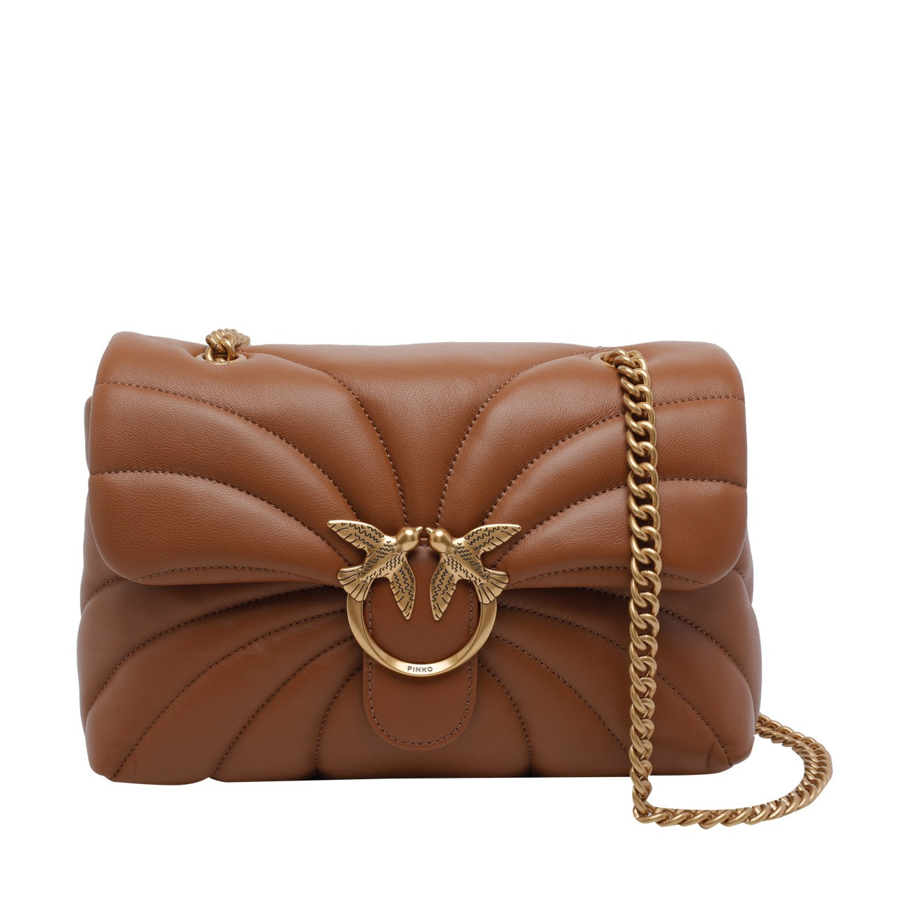 Pinko Pinko Women Great Love Bag Puff Butterfly Quilt Shoulder Bag