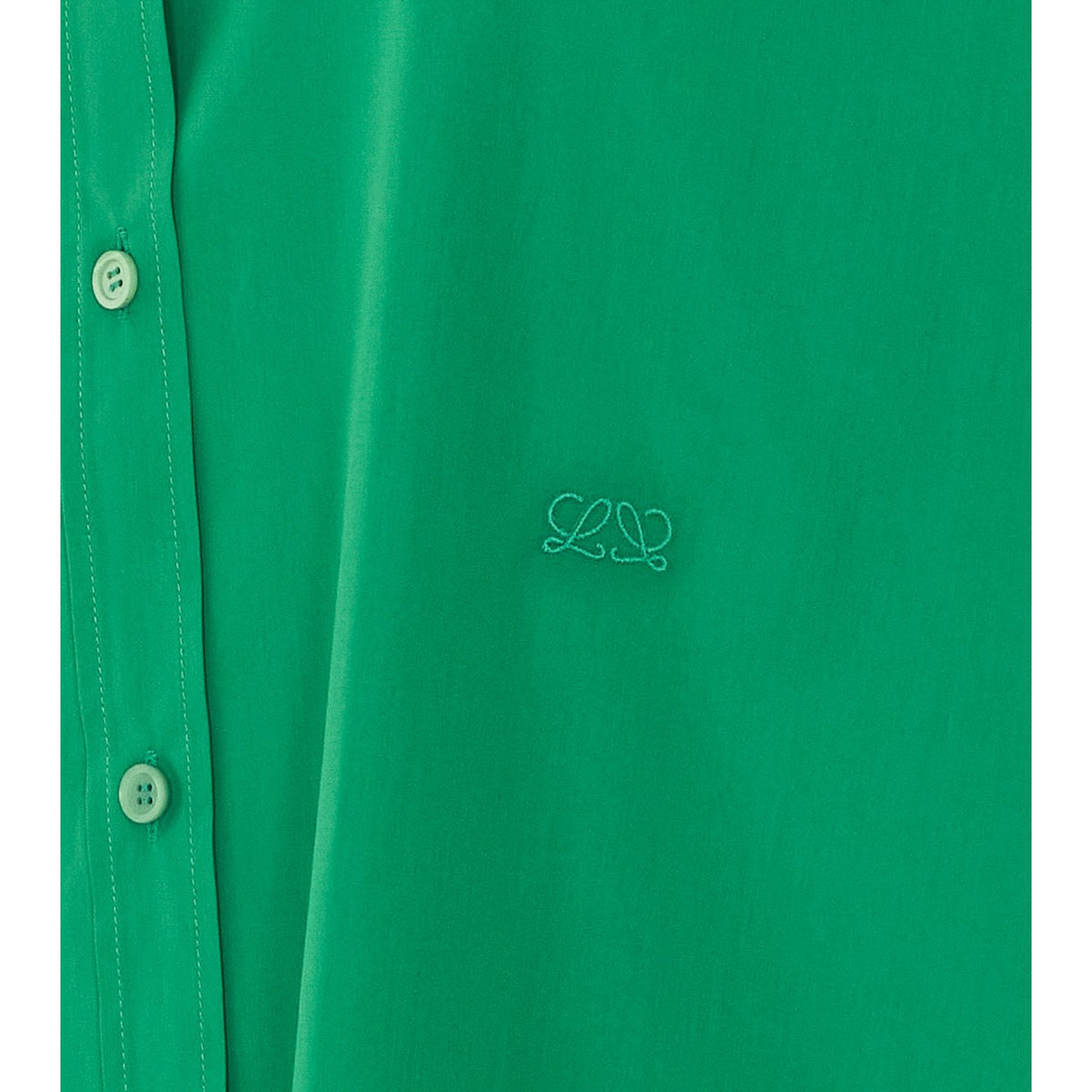 Loewe Loewe Women Green Cotton Chemisier
