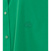Loewe Loewe Women Green Cotton Chemisier