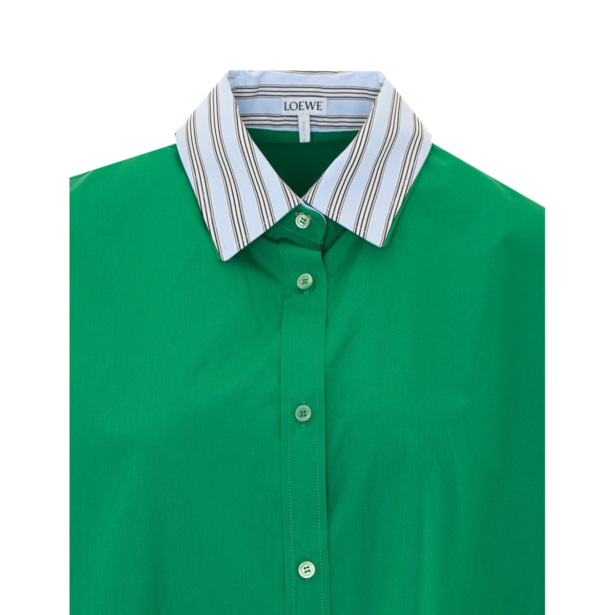 Loewe Loewe Women Green Cotton Chemisier