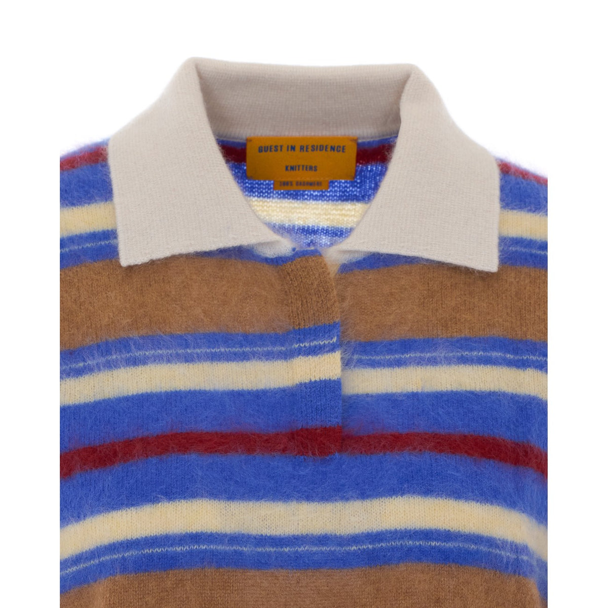 Guest In Residence Women Grizzly Cropped Rugby Polo Sweater