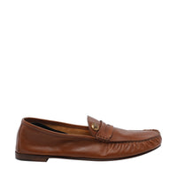 Versace Men Guanto Leather Loafers
