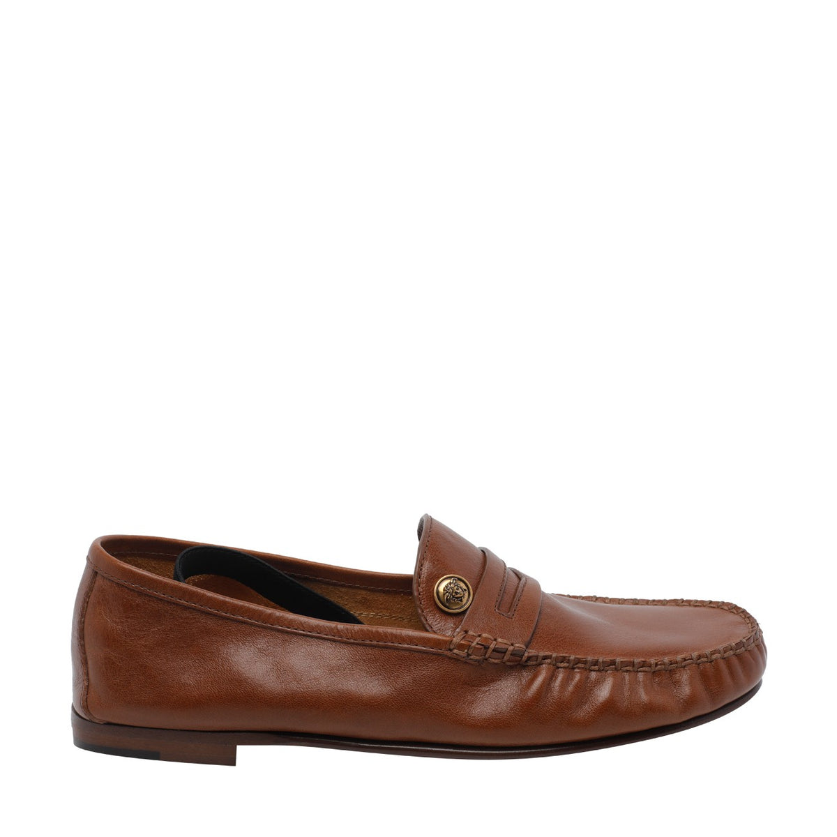 Versace Versace Women Guanto Leather Loafers