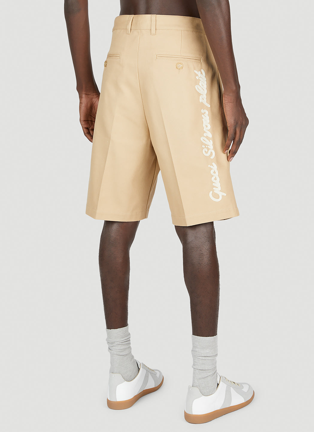 Gucci Gucci Men Folded Pleat Shorts