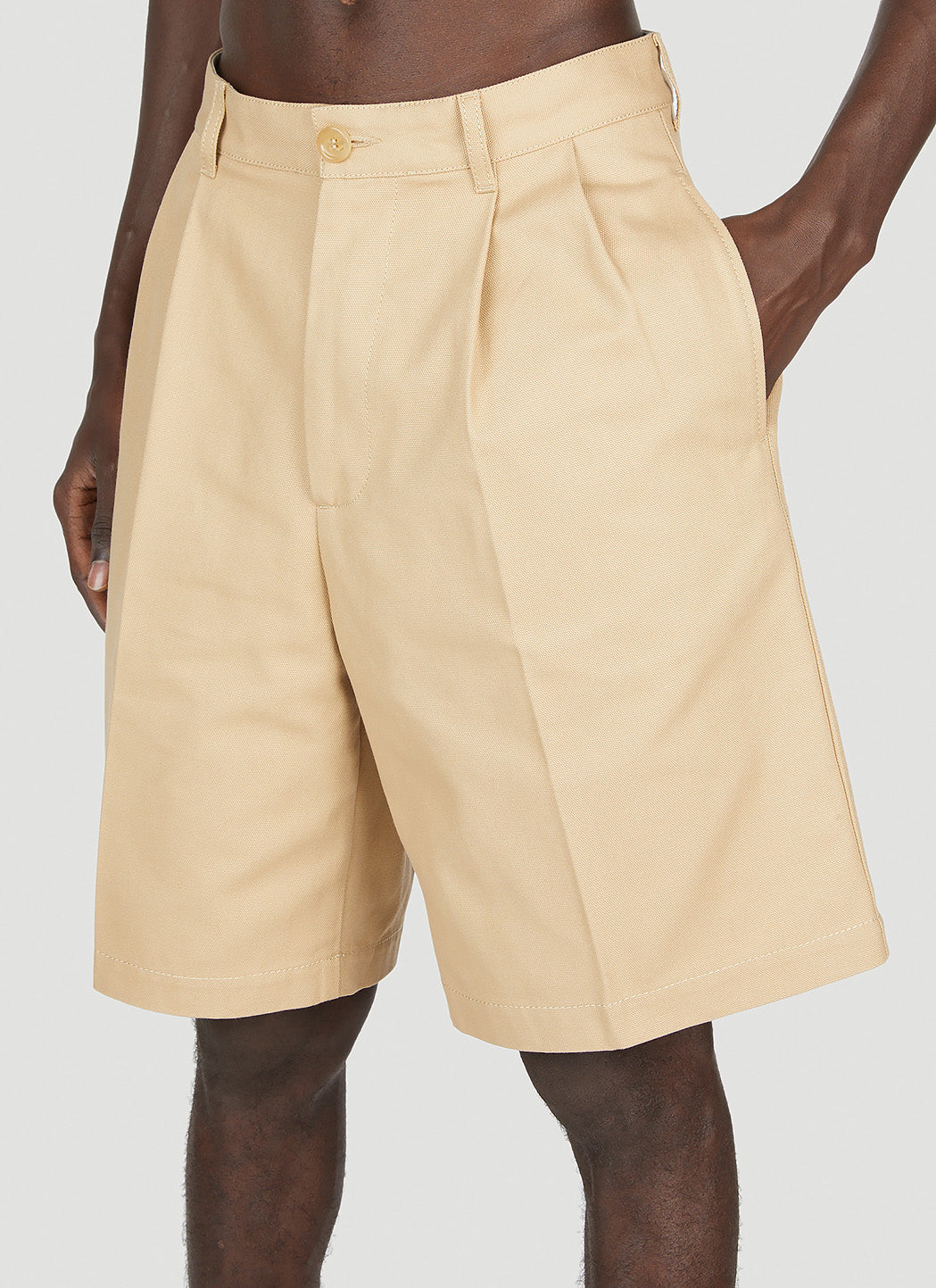 Gucci Gucci Men Folded Pleat Shorts