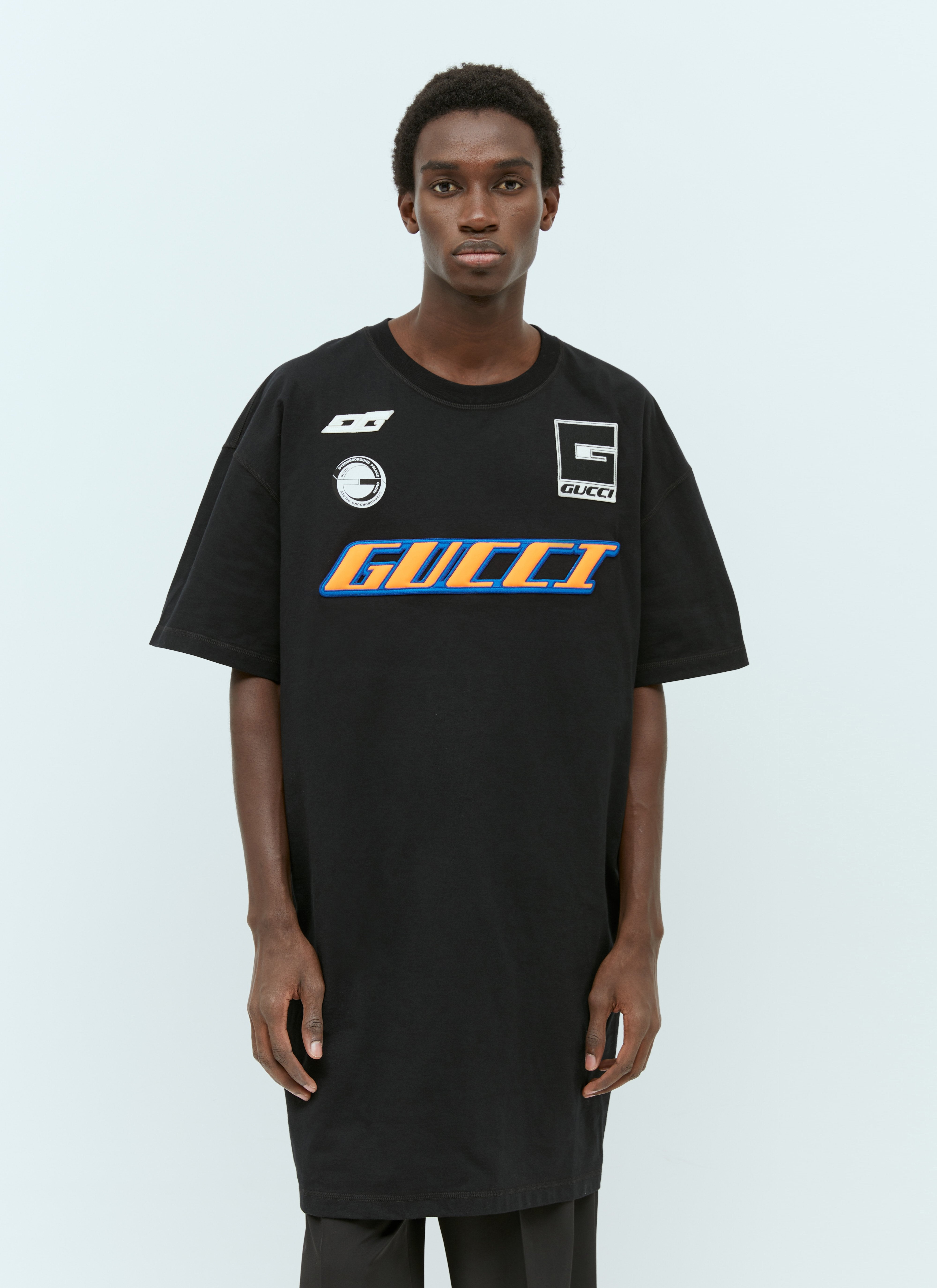 Gucci Men Logo Emblems T-Shirt – Bluefly
