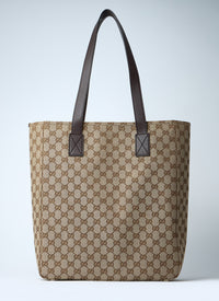 Gucci Men Medium Gg Canvas Tote Bag