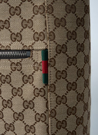Gucci Men Medium Gg Canvas Tote Bag