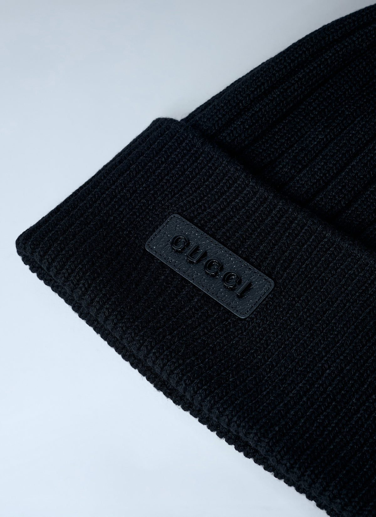 Gucci Men Logo Motif Beanie Hat