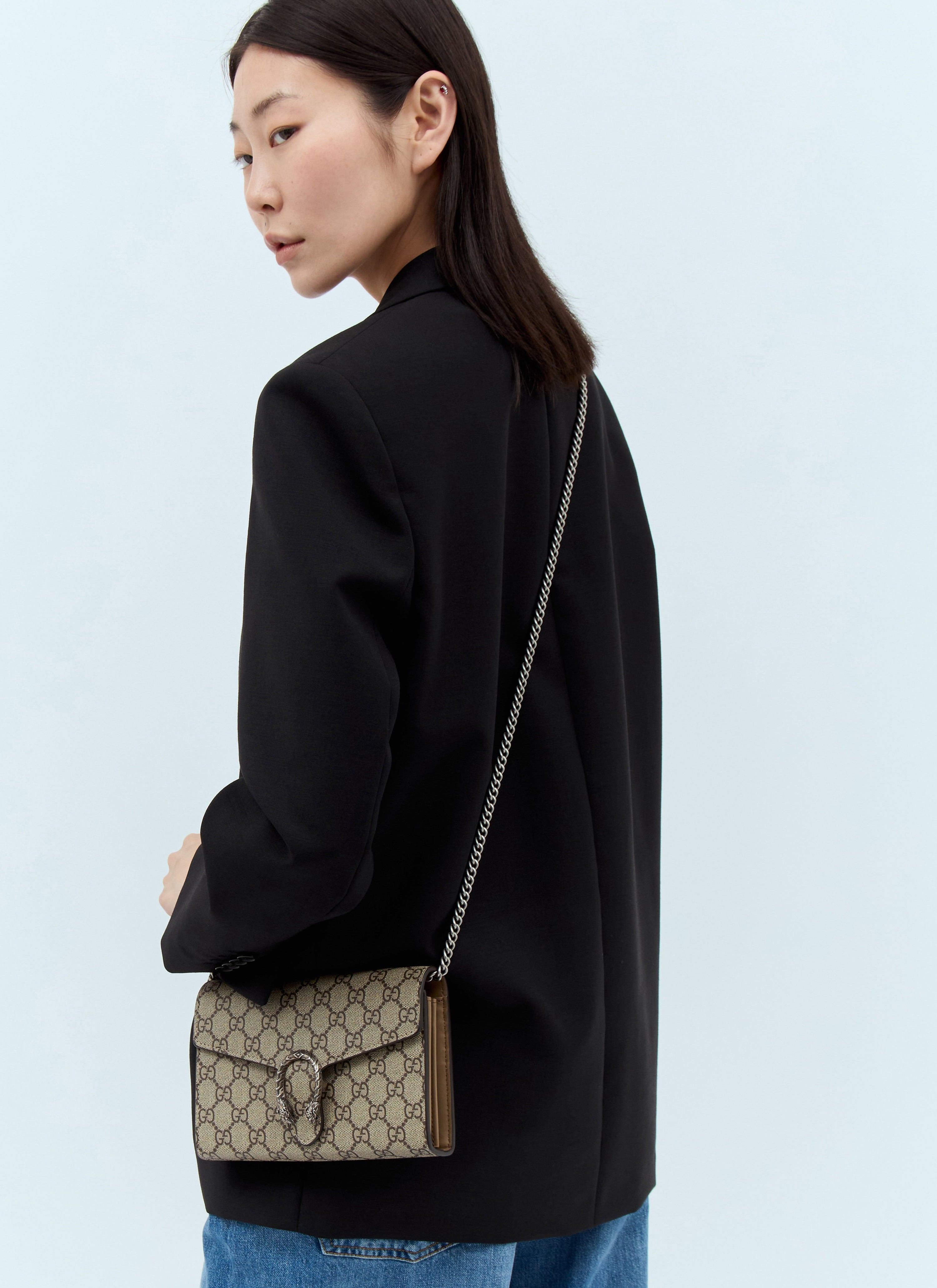 Gucci Gucci Women Dionysus Supreme Chain Shoulder Bag