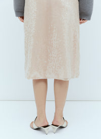 Gucci Women Sequin-Embroidered Tulle Skirt