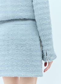 Gucci Women Tweed Mini Skirt
