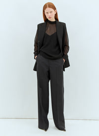 Gucci Women Wool Tailored Pants