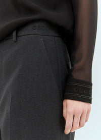 Gucci Women Wool Tailored Pants