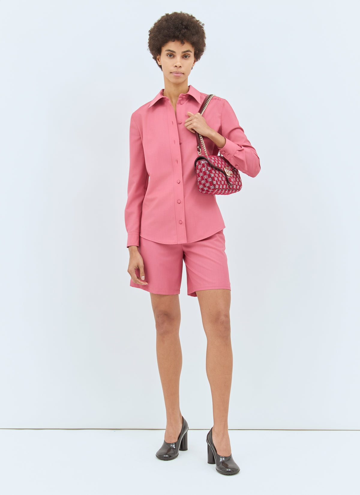Gucci Gucci Women Light Wool Boxer-Style Shorts