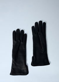 Gucci Women Logo Embossed Gloves