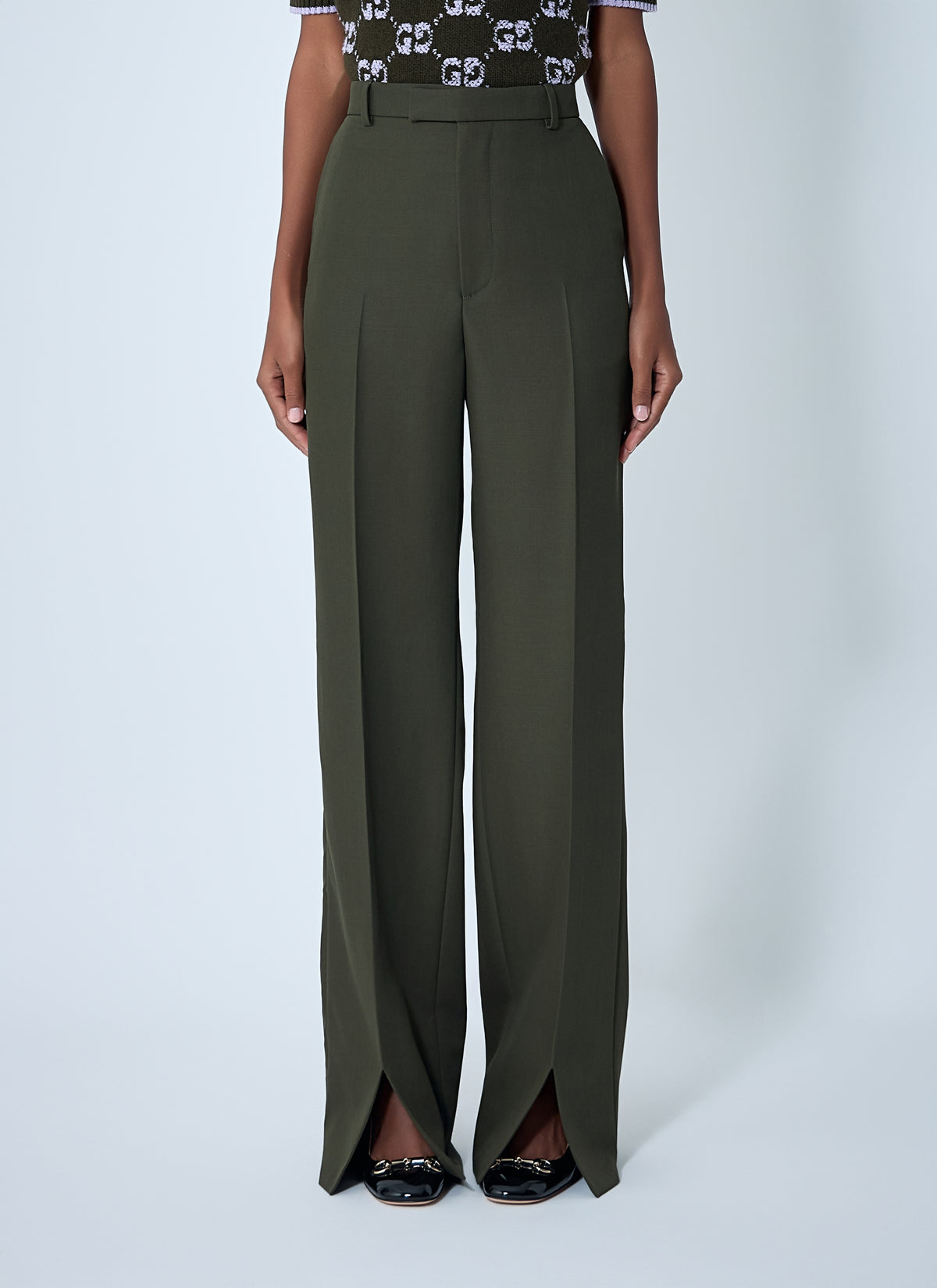 Gucci Gucci Women Tailored Wool Pants