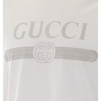 Gucci Men Gucci Web Logo With Gg Print T-Shirt