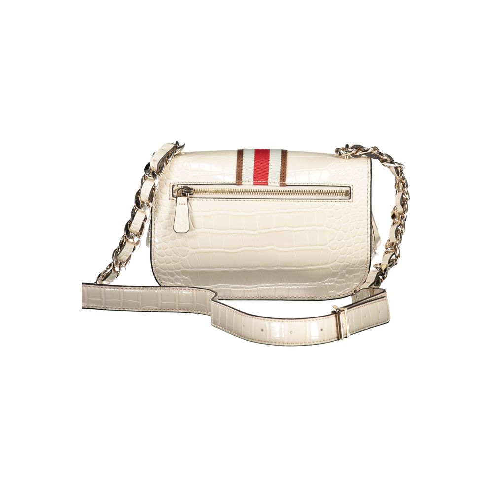 Guess Jeans Beige Polyethylene Women's Handbag