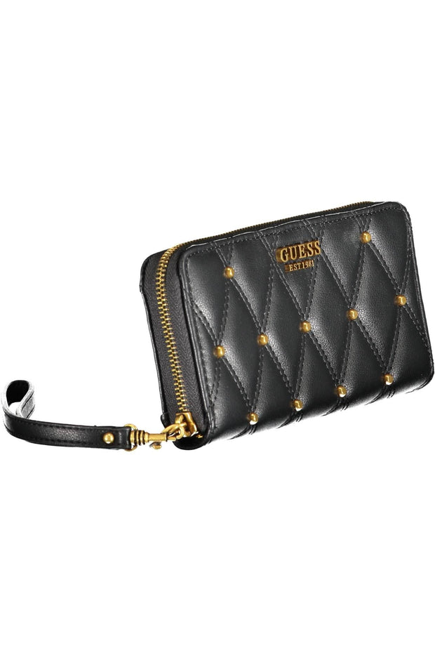 Guess Jeans Chic Contrasting Details Zip Women's Wallet