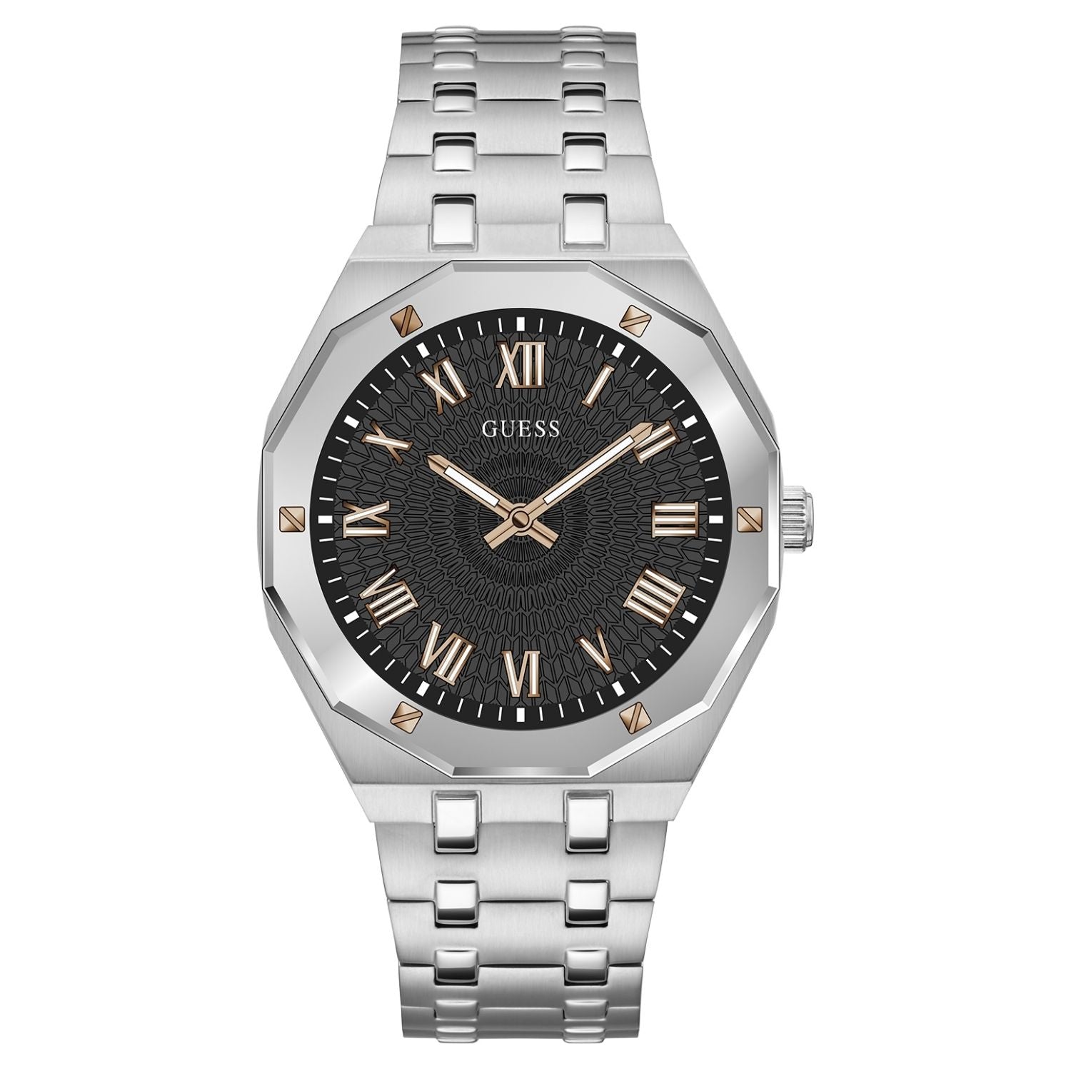 Guess Men's Asset Black Dial Watch - GW0575G1