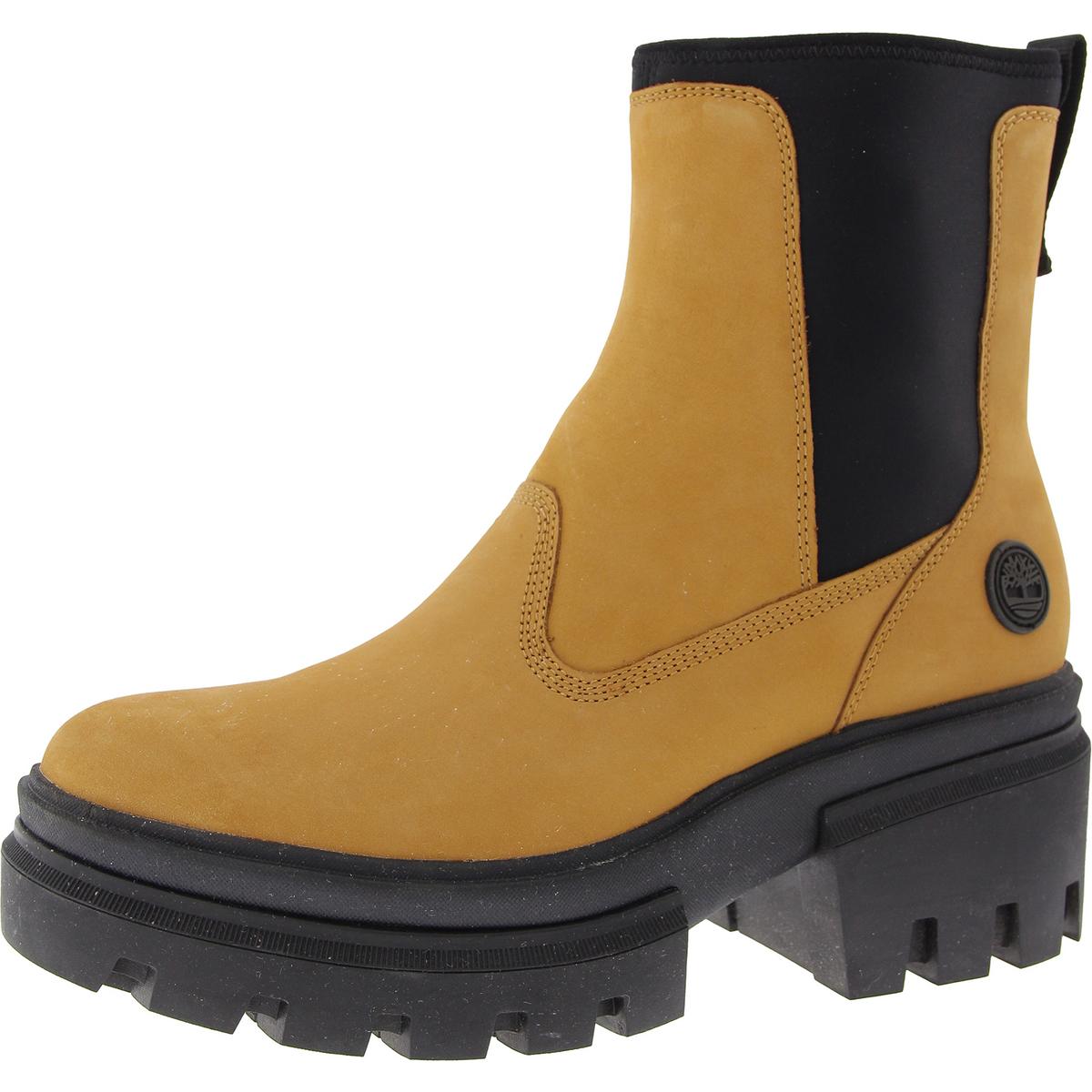 Everleigh Womens Stretch Nubuck Chelsea Boots