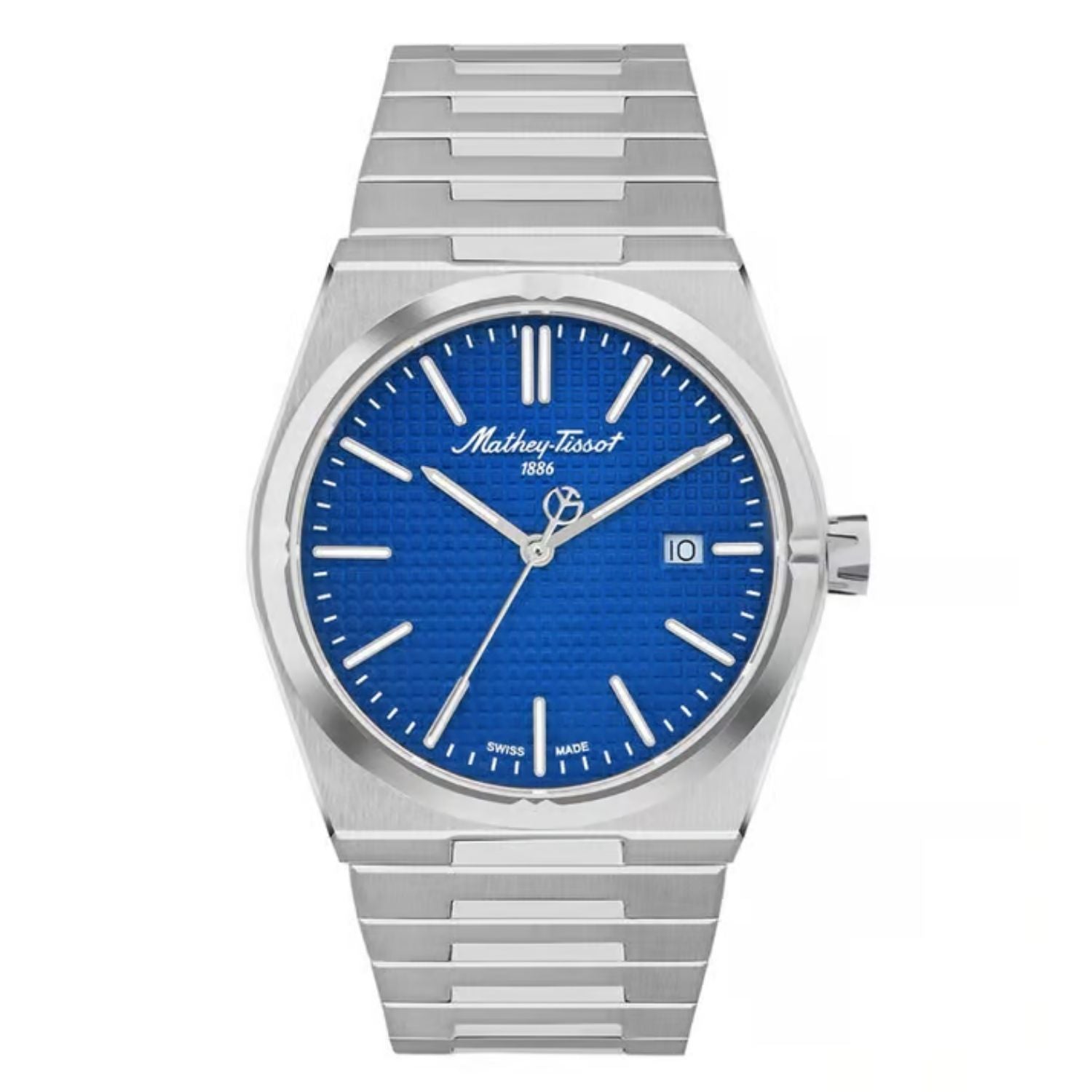 Mathey Tissot Mathey Tissot Men's Zoltan Blue Dial Watch - H117ABU