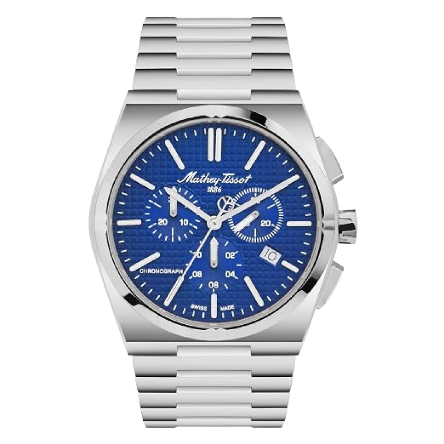 Mathey Tissot Mathey Tissot Men's Zoltan Blue Dial Watch - H117CHABU