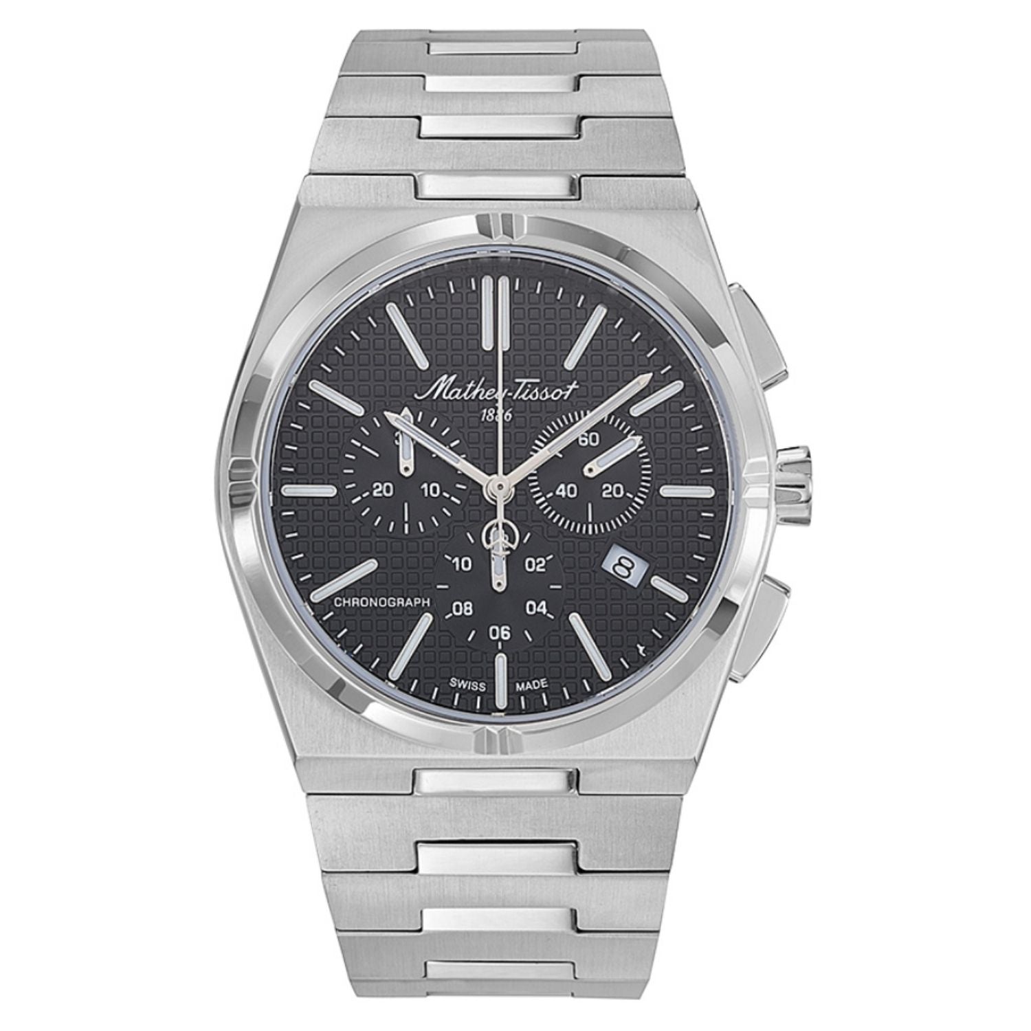 Mathey Tissot Mathey Tissot Men's Zoltan Black Dial Watch - H117CHAN