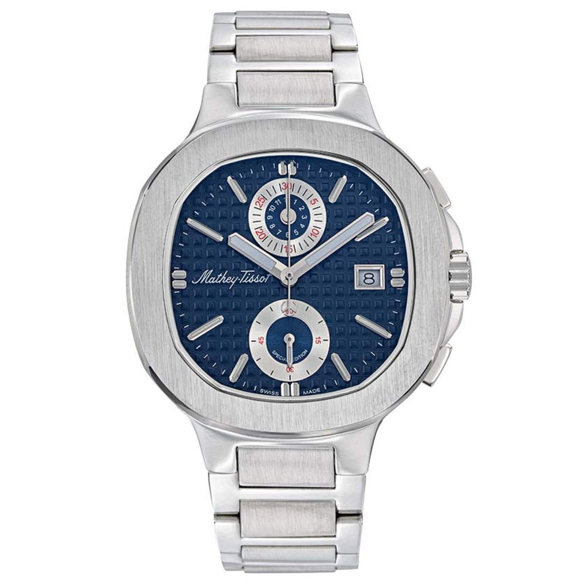 Mathey-Tissot Mathey-Tissot Men's Evasion Blue Dial Watch - H152CHABU