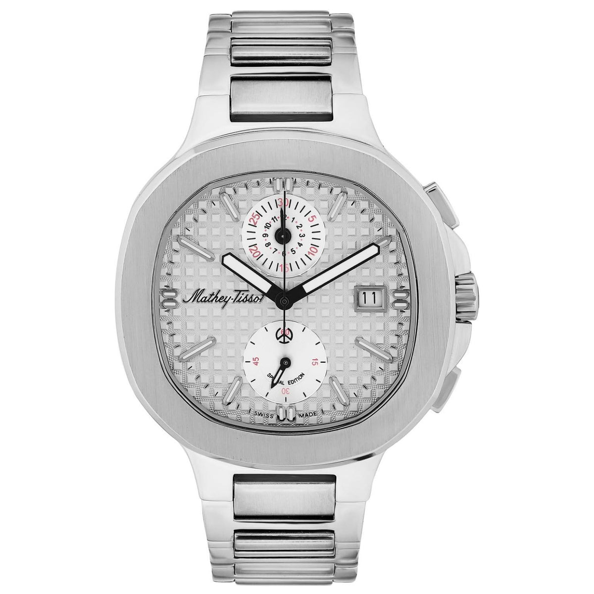 Mathey-Tissot Mathey-Tissot Men's Evasion Silver Dial Watch - H152CHAS