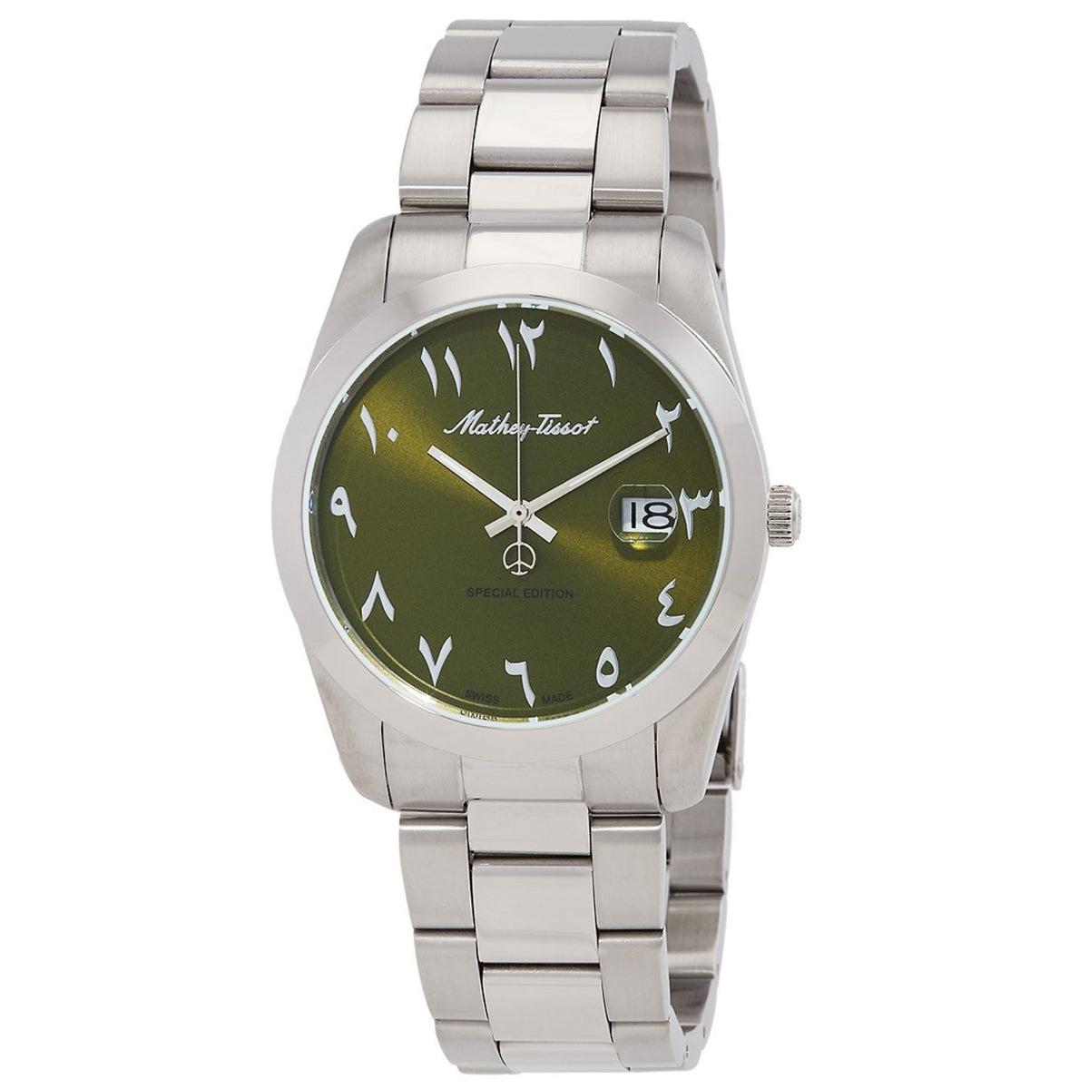 Mathey-Tissot Mathey-Tissot Men's Mathy Orient Green Dial Watch - H450APEV