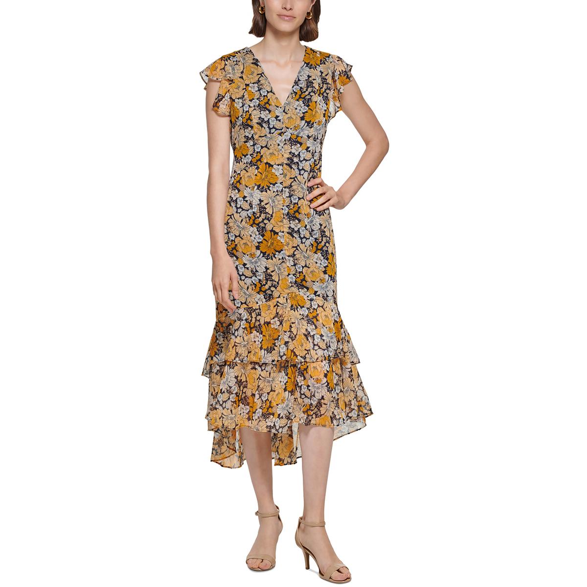 Womens Polyester Long Maxi Dress