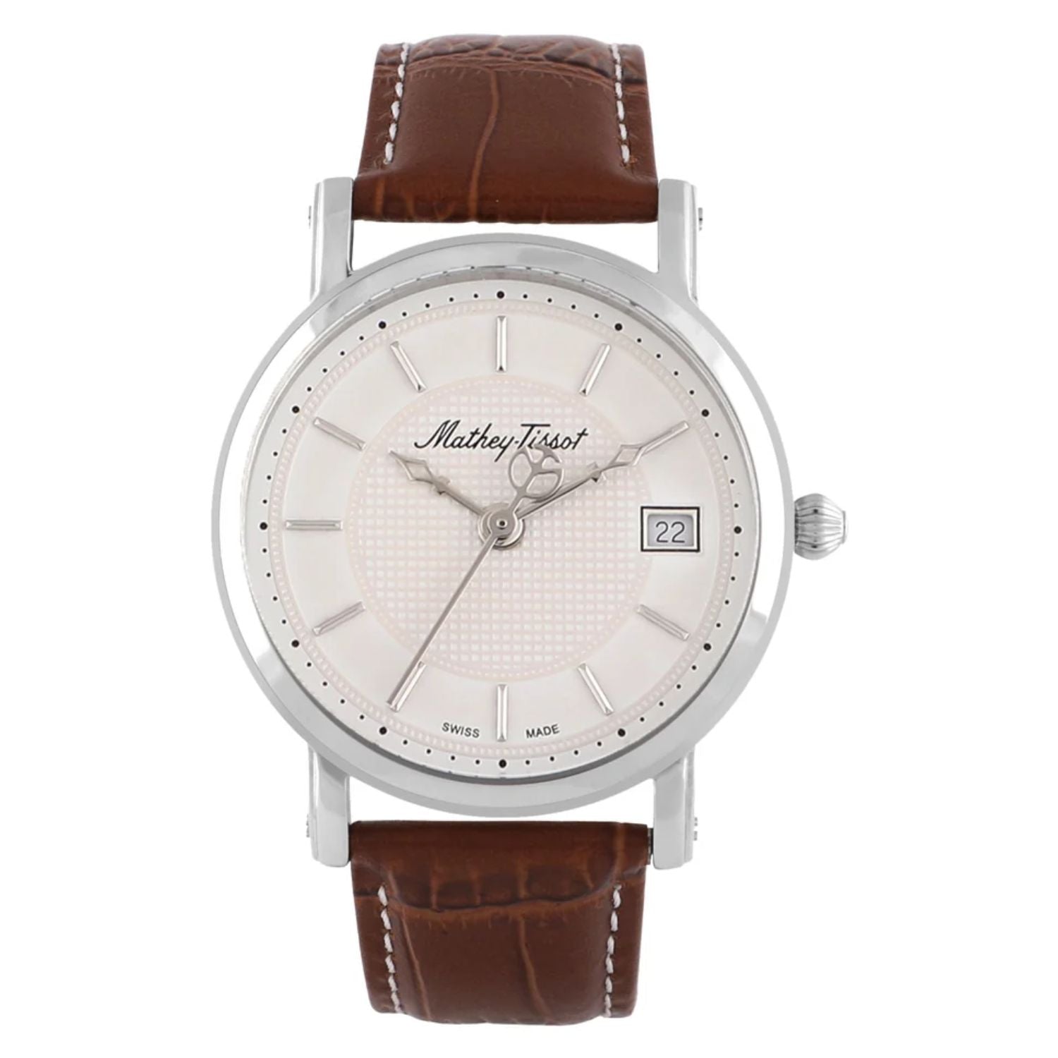 Mathey Tissot Mathey Tissot Men's Classic White Dial Watch - H611251AI