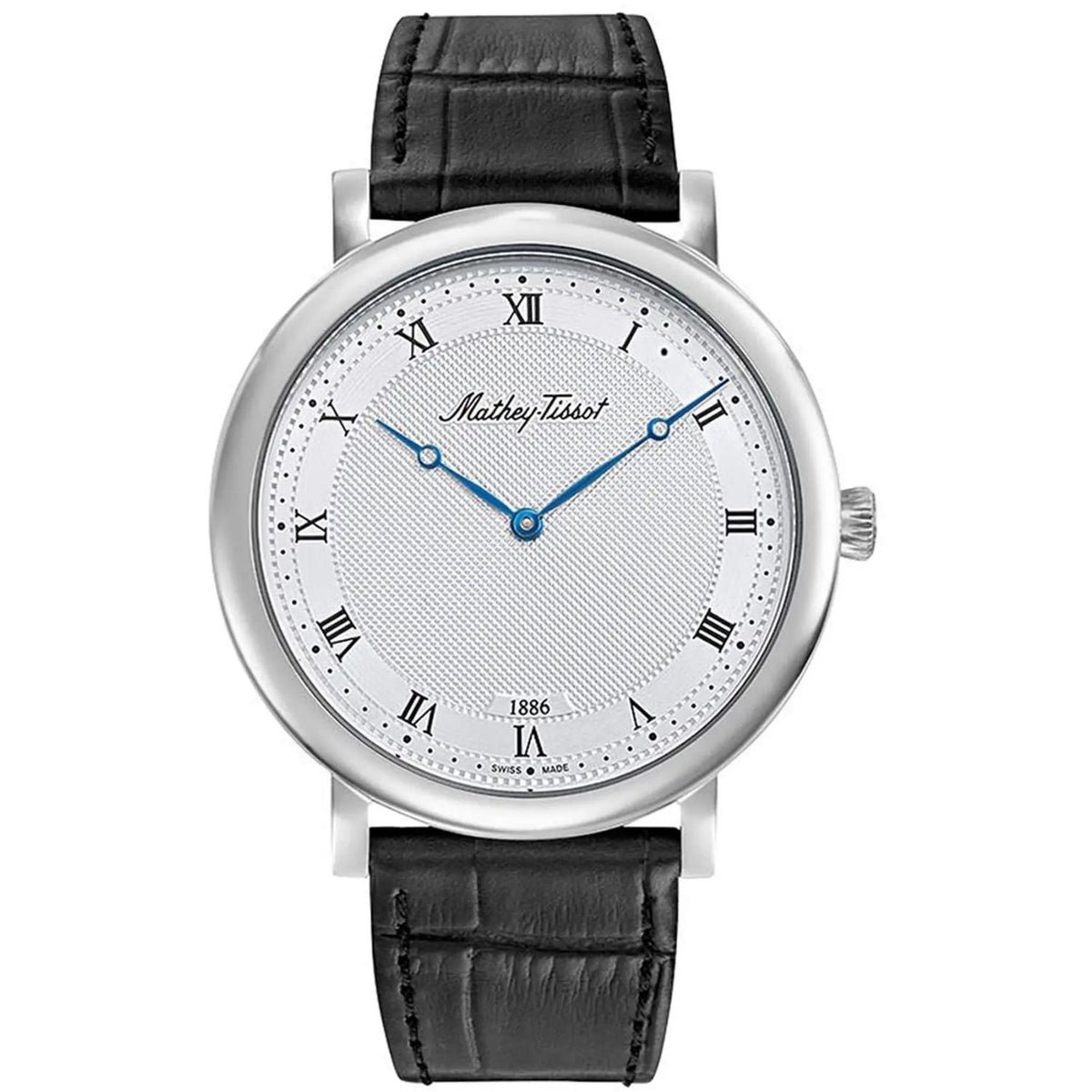 Mathey-Tissot Mathey-Tissot Men's Monsoon Roman Silver Dial Watch - H7916ABR