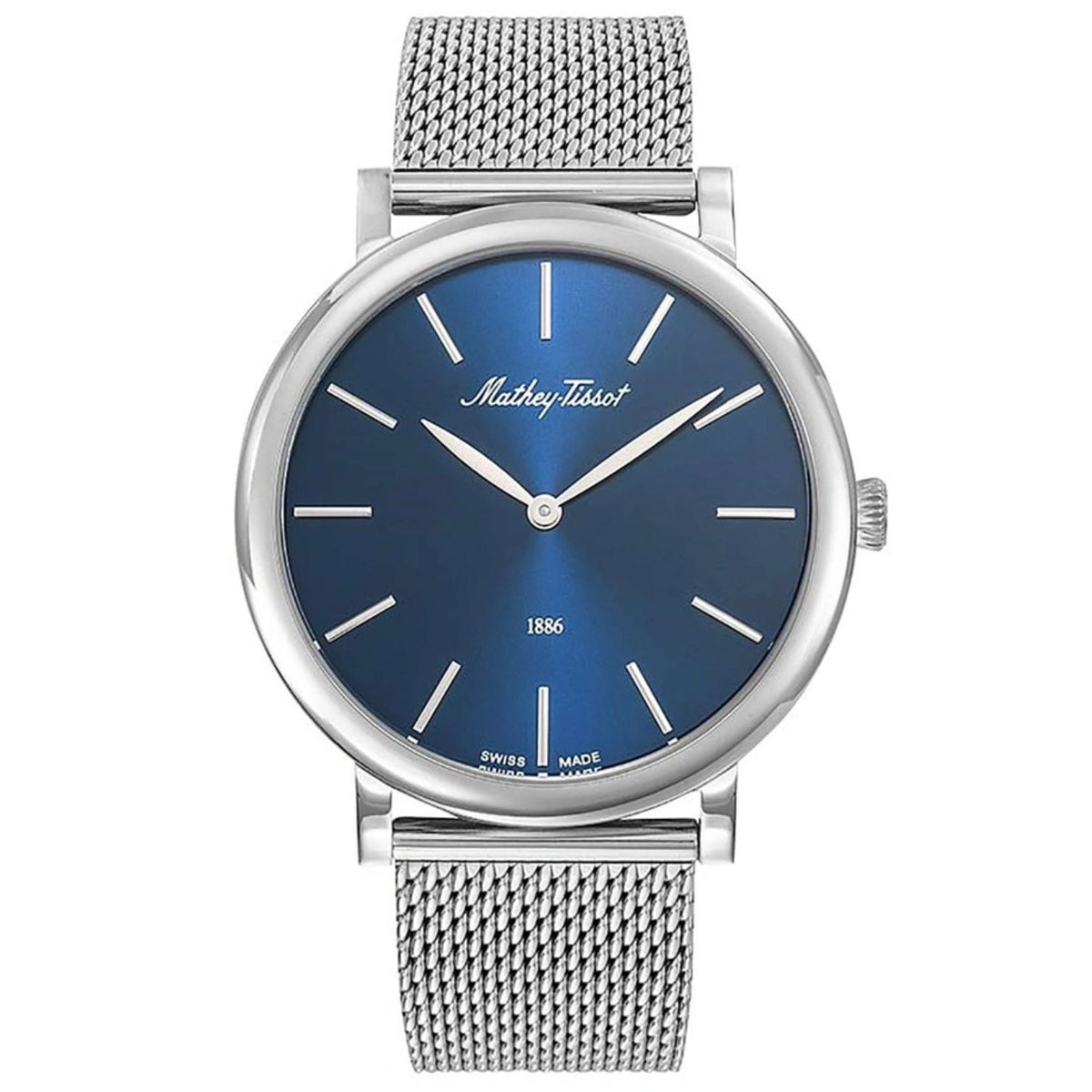 Mathey-Tissot Mathey-Tissot Men's Monsoon Blue Dial Watch - H7916ABU