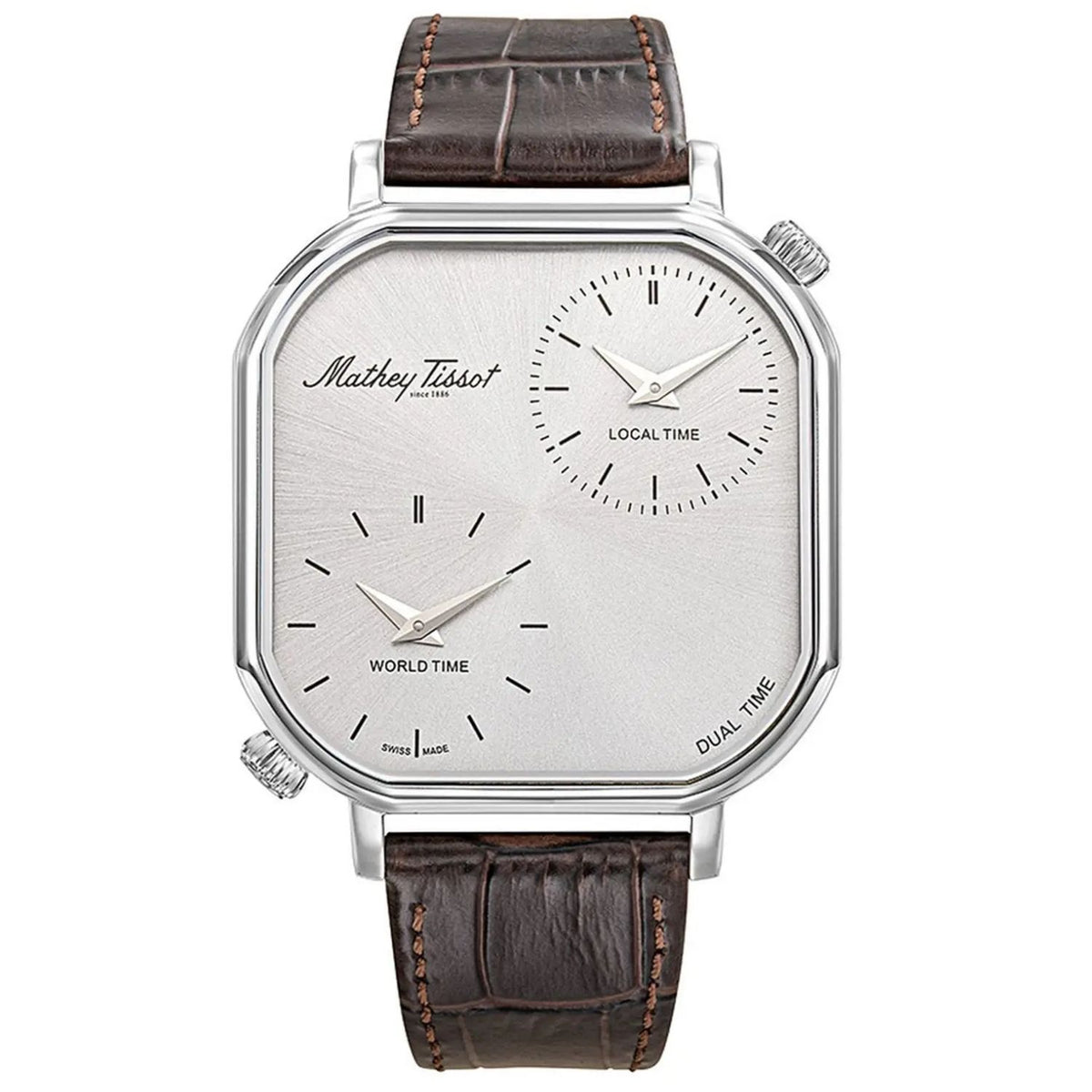 Mathey-Tissot Men's Monsoon Silver Dial Watch - H7917DTALS