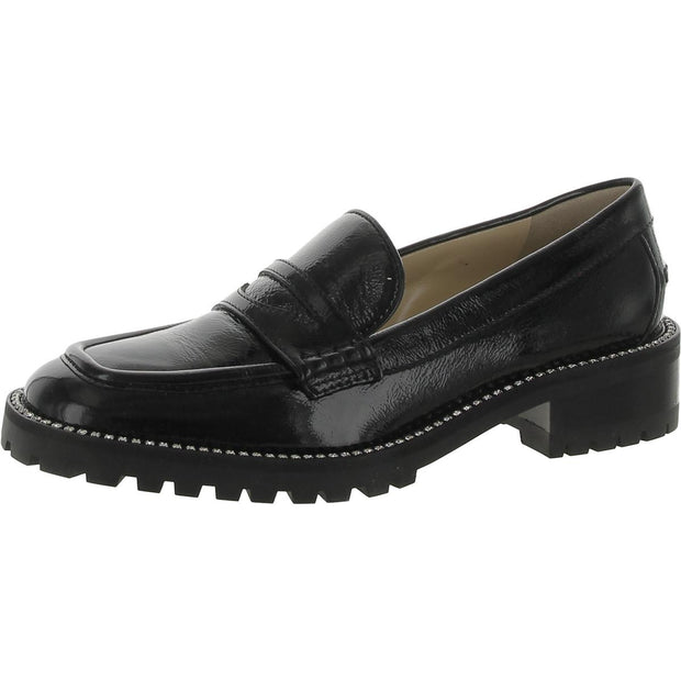 Deanna 30 Womens Leather Slip On Loafers